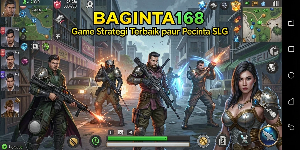 Screenshot gameplay <strong>BAGINTA168</strong> menampilkan aksi pertempuran yang mendebarkan.