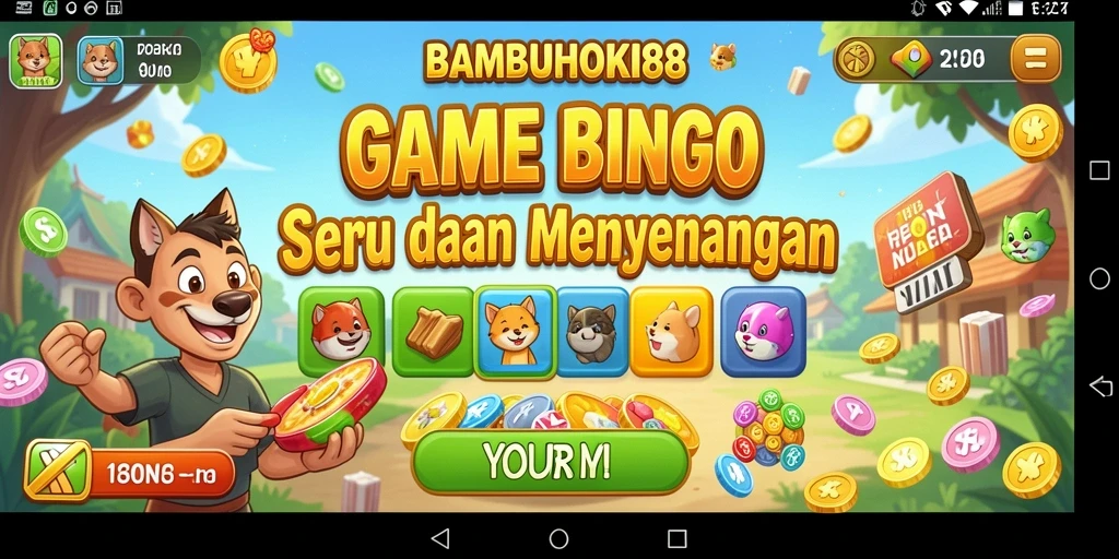 Tampilan gameplay menawan dalam BAMBUHOKI88 dengan suasana Bingo yang seru.
