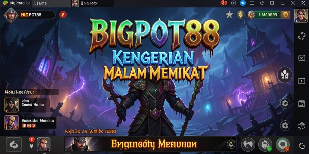Tampilan gameplay BIGPOT88 yang menakutkan dan penuh ketegangan.