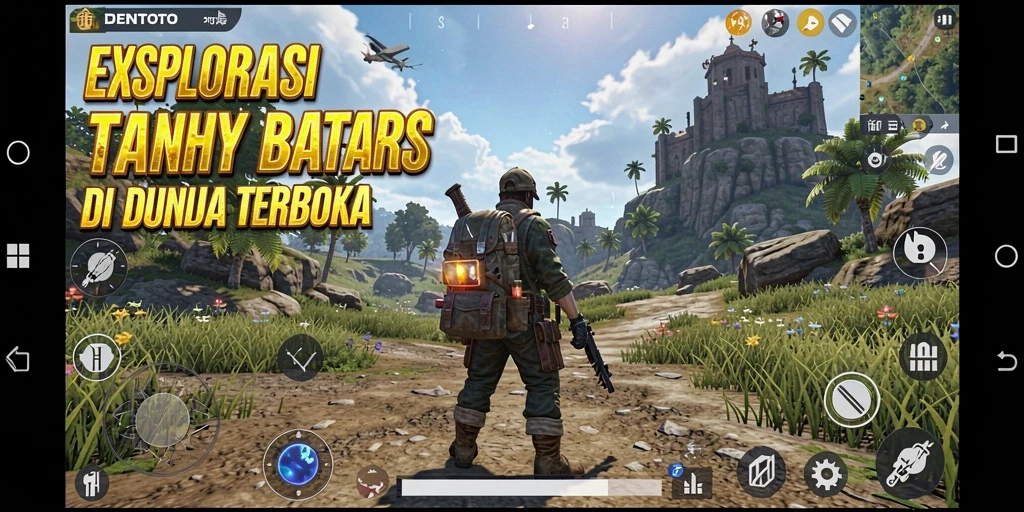 Gameplay DENTOTO yang mengesankan dalam dunia terbuka.