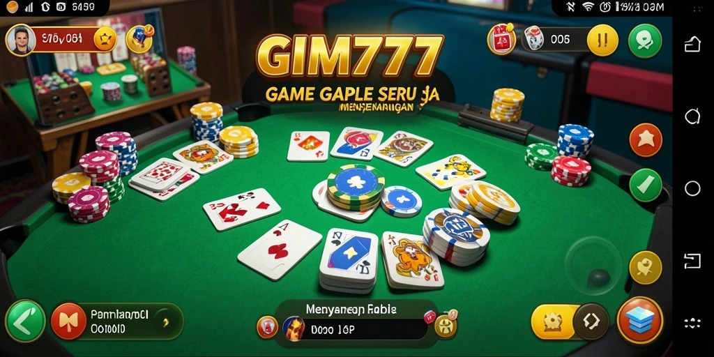 Tampilan gameplay menarik dan menantang di GIM777.
