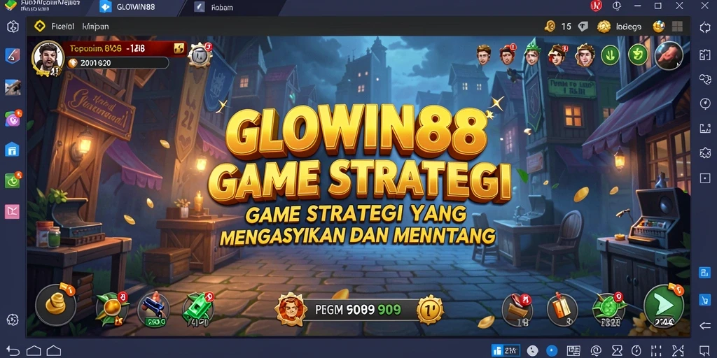 Tampilan gameplay menarik dari GLOWIN88 yang menantang strategi.