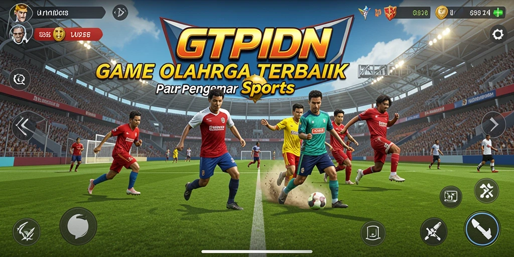 Screenshot GTPIDN menampilkan aksi seru dalam permainan olahraga.