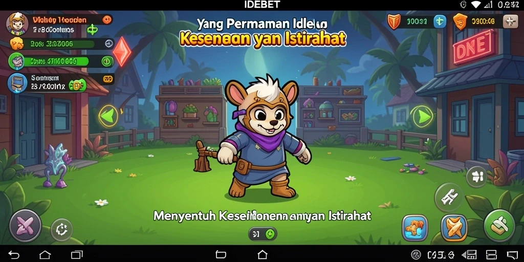 Tampilan menarik dari gameplay <strong>IDEBET</strong> yang penuh warna dan menenangkan.