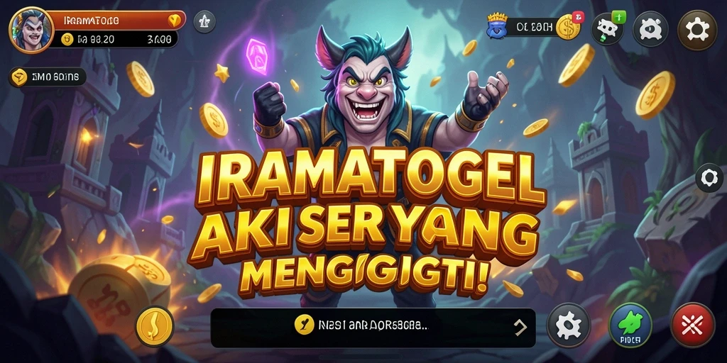 Tangkapan layar mengesankan dari gameplay aksi di IRAMATOGEL.