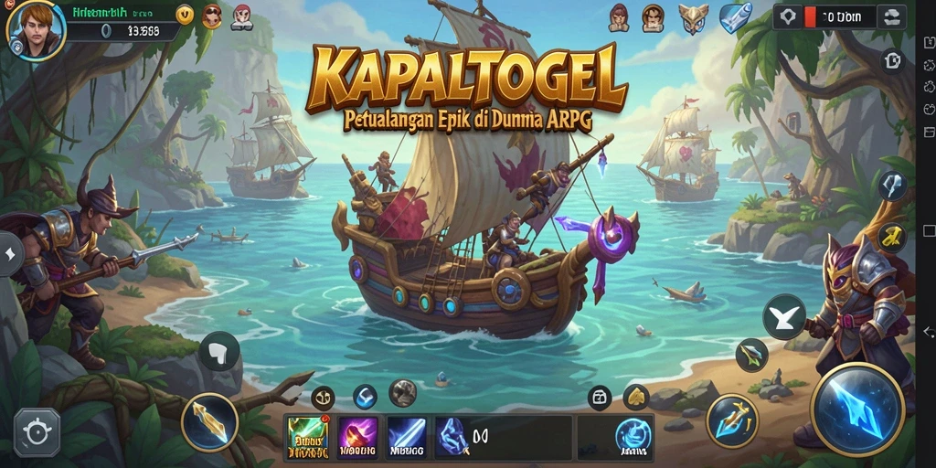 Tampilan gameplay KAPALTOGEL yang mendebarkan dan penuh aksi.