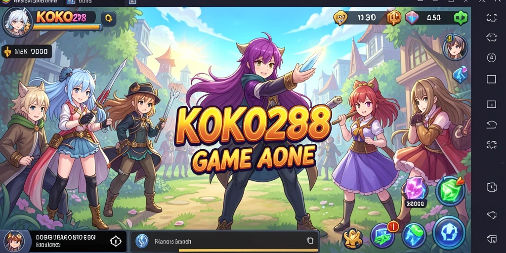 Gameplay seru dengan karakter anime yang beragam.
