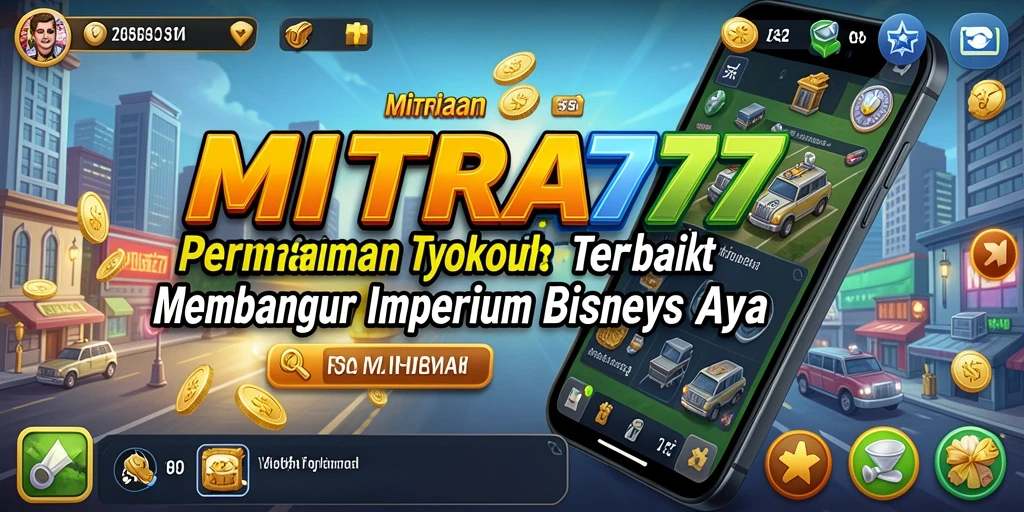 Tangkapan layar dari gameplay menarik permainan Tycoon MITRA77.