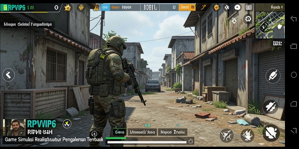 Tampilan gameplay RPVIP6 dengan grafis menawan dan interaksi mendalam.