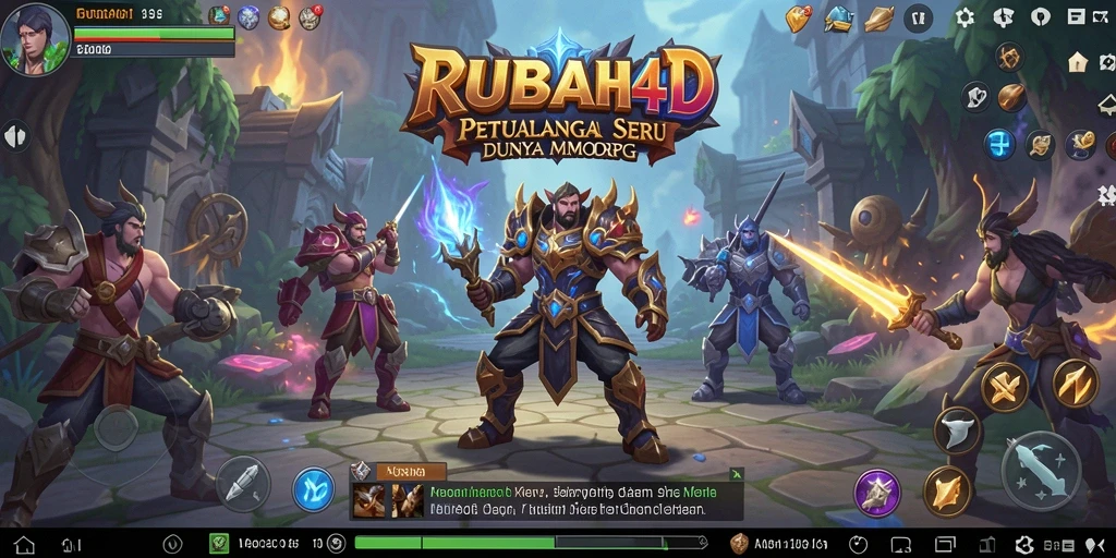 Tampilan gameplay RUBAH4D dengan pertarungan seru dan grafis menakjubkan.