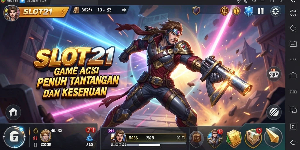 Tampilan aksi seru dalam permainan SLOT21 yang mendebarkan.