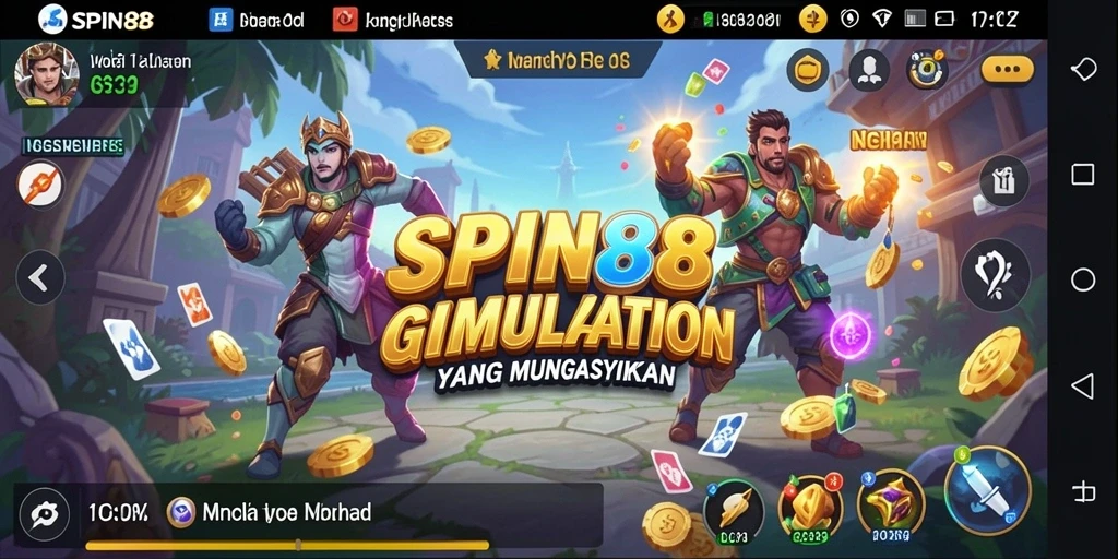 Tampilan gameplay SPIN88 yang menarik dan interaktif.