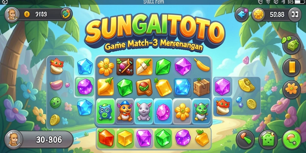 Tampilan gameplay SUNGAITOTO yang seru dan memikat.