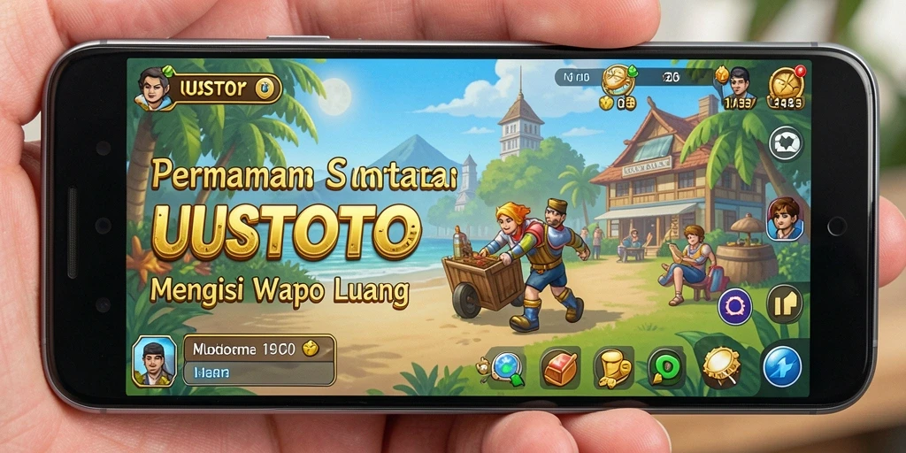 Tampilan menarik dari gameplay Casual UUSTOTO.